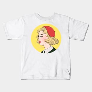 CAROL -YELLOW Kids T-Shirt